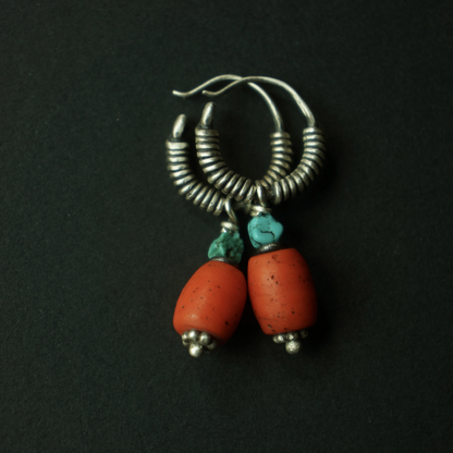 Lucky Energy Turquoise Sterling Silver Earrings