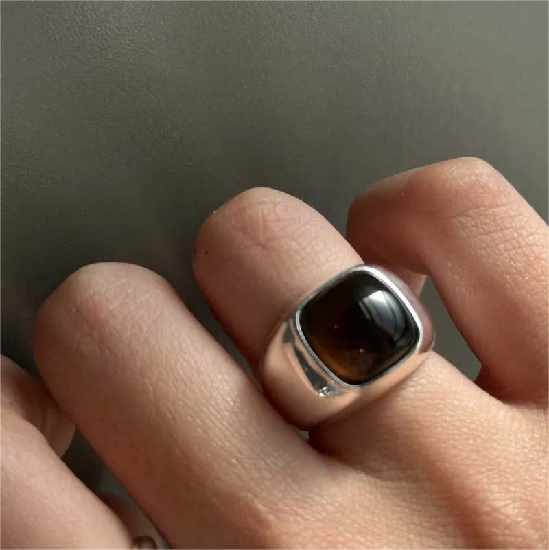 The Force Energy Smoky Quartz Rings