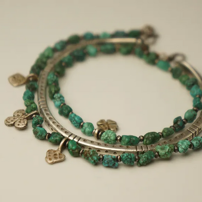 Lucky Energy Turquoise Sterling Silver Bracelet