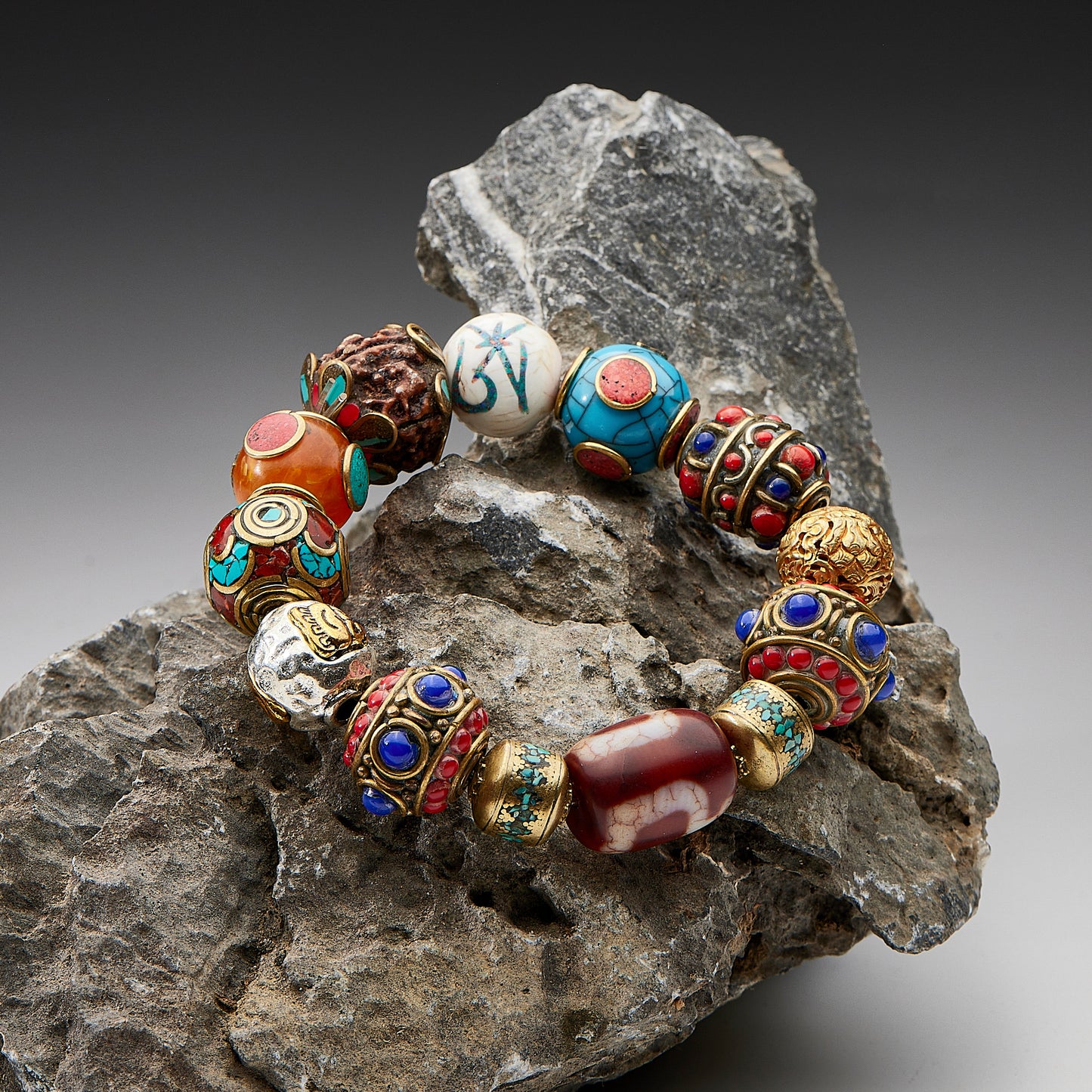 Wealth Energy Tibetan Treasures Bracelet