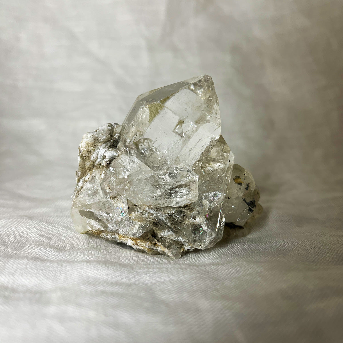 Tibetan White Quartz Crystal Energy Protection Healing