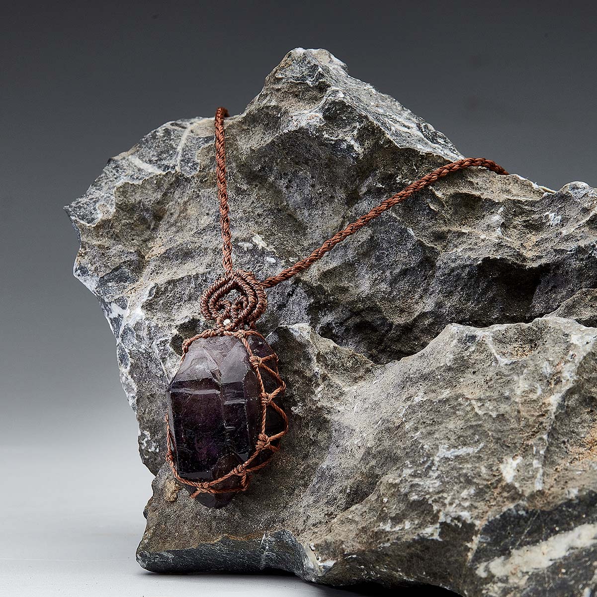 Spiritual Energy Super 7 Amethyst Pendants