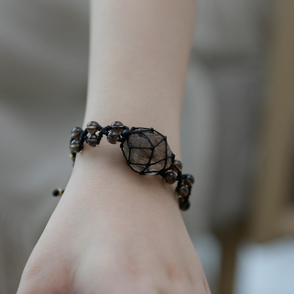 The Force Energy Smoky Quartz Bracelet