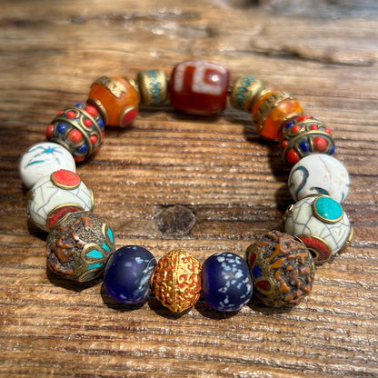 Courage Energy Tibetan Treasures Bracelet