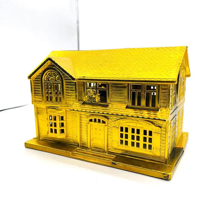 2pcs Burning Gold Paper Sacrificial Articles Paper Tie Folding Paper House Villa Building Penny Money Sacrifice Ancestors