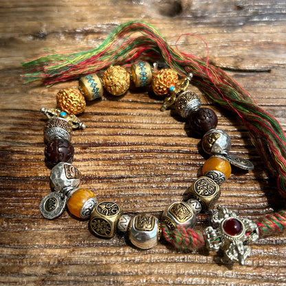 Wealth Energy Tibetan Treasures Bracelet