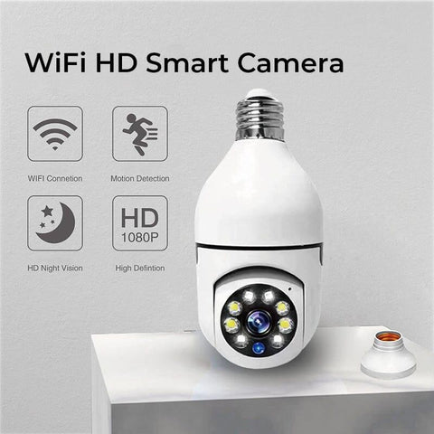 Wireless Wifi Light Bulb Security Camera - GiftSparky