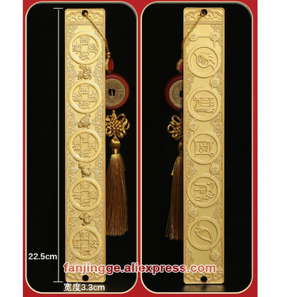 5 Emperor Coins Money Ruler  Lubanchi Feng Shui 7 Star Feet Meters 5 Yue Home Furnishing Carg Decoration Accessori