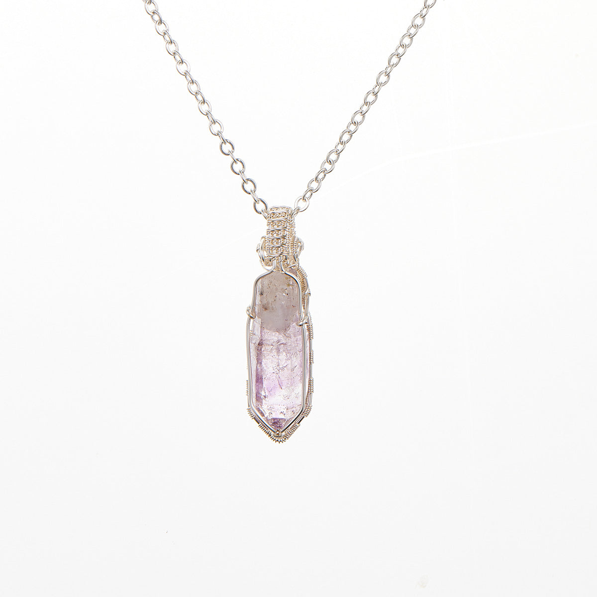 Love Energy Amethyst Silver Pendants