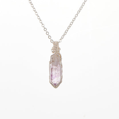 Love Energy Amethyst Silver Pendants