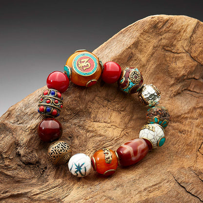 Courage Energy Tibetan Treasures Bracelet