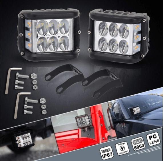 Car Dual Sides LED Dual Color Light🚗✨Great Sale⛄BUY 2 Get 10% OFF - GiftSparky
