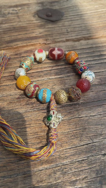 Protective Energy Tibetan Treasures Bracelet