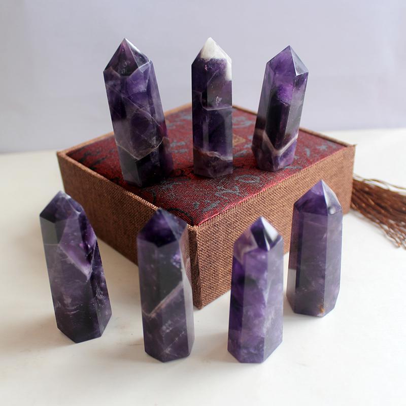 Amethyst Crystal Wand - Crown Chakra Healing