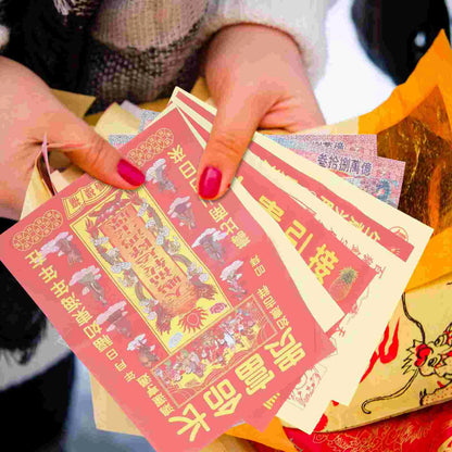 Ancestor Money Sacrificial Supplies For Worshiping Ancestor Chinese New Year Birthday Offerings Funeral Use Burning Ancestor Mon