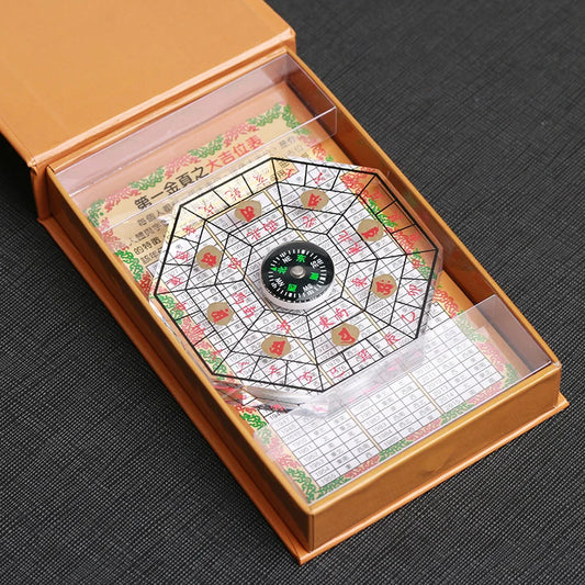 Ancient Chinese Fengshui  Compass Luopan LuoJingYi  Supplies Home Portable Decor