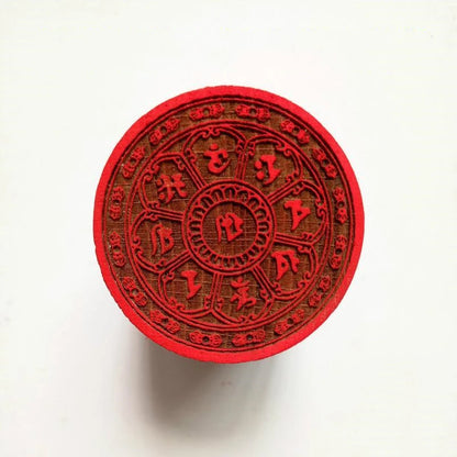 Buddhist articles, Buddhist seal, Dharma seal, Manjusri Bodhisattva's eight character Weide seal