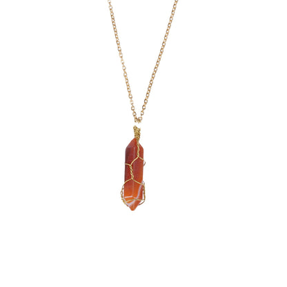 Carnelian Necklace - Boost Vitality, Creativity, Self-Confidence