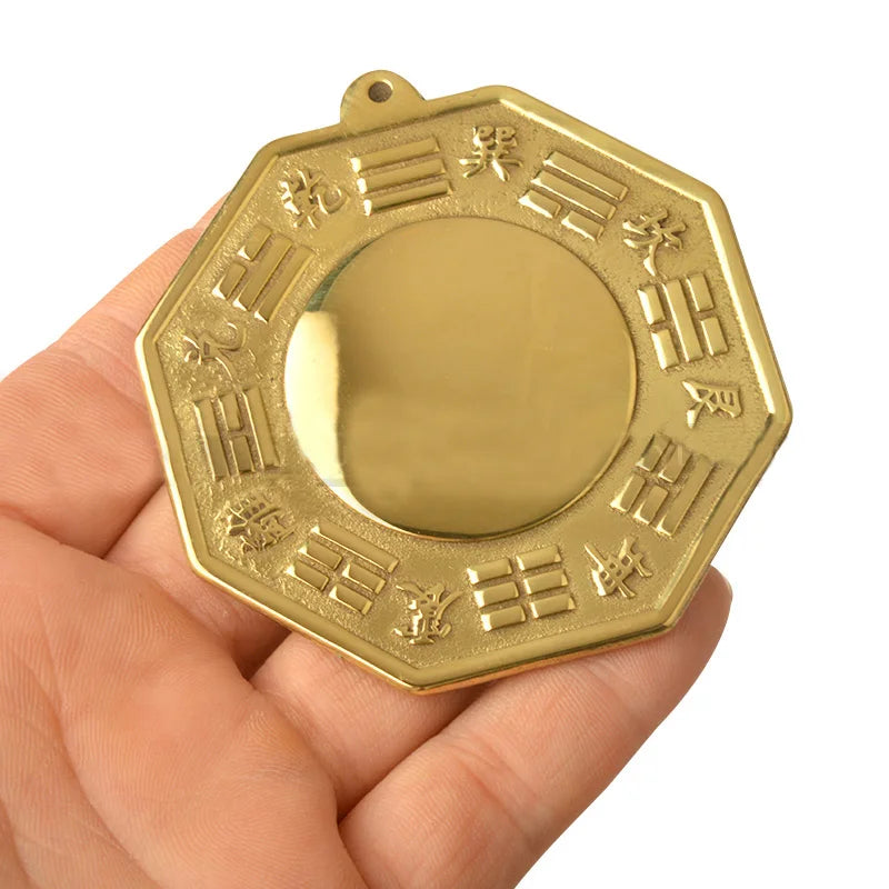 Chinese Feng Shui Tai Chi Pagua Bagua Pakua Copper Mirror The 8 hexagrams For Lucky  Blessing Home decorations Wall Decorative