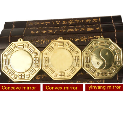 Chinese Feng Shui Tai Chi Pagua Bagua Pakua Copper Mirror The 8 hexagrams For Lucky  Blessing Home decorations Wall Decorative