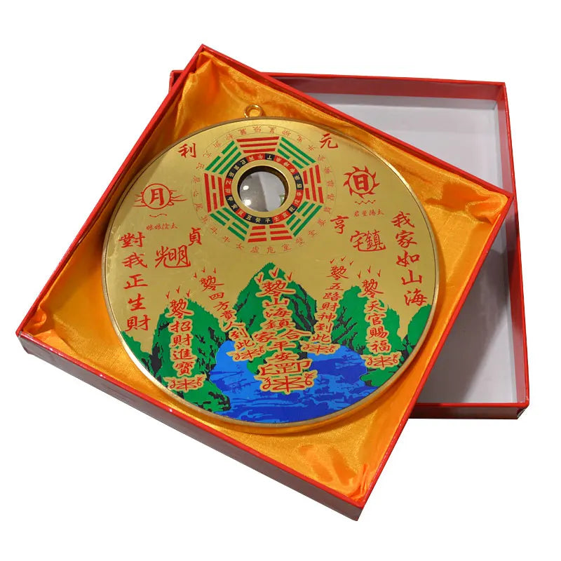 Circular Doorway Wall Hang Screen FengShui ShanHai Home-guarding Eight Diagrams Convex Bagua Copper Mirror A Thriving Business