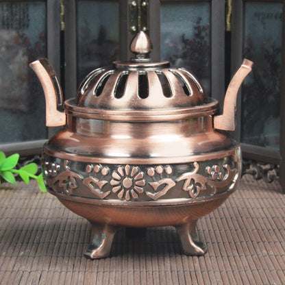 Copper antique feng shui Chinese Dragon incense burner Buddhist temple worship supplies aromatherapy furnace line incense coil