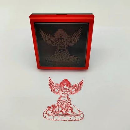 Dapeng King Kong Dharma seal, golden winged bird Tibetan Buddha seal, automatic oil, photosensitive seal