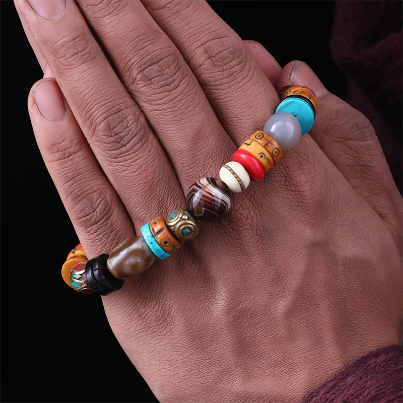 Courage Energy Tibetan Treasures Bracelet