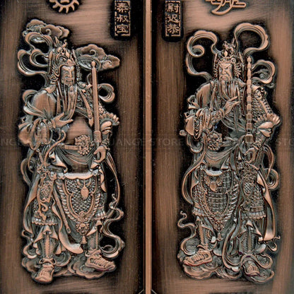 Feng Shui Door god Ornaments High Quality Home Decoration Accessorie Chinese Brass Copper Craft Furnishing Articles Business