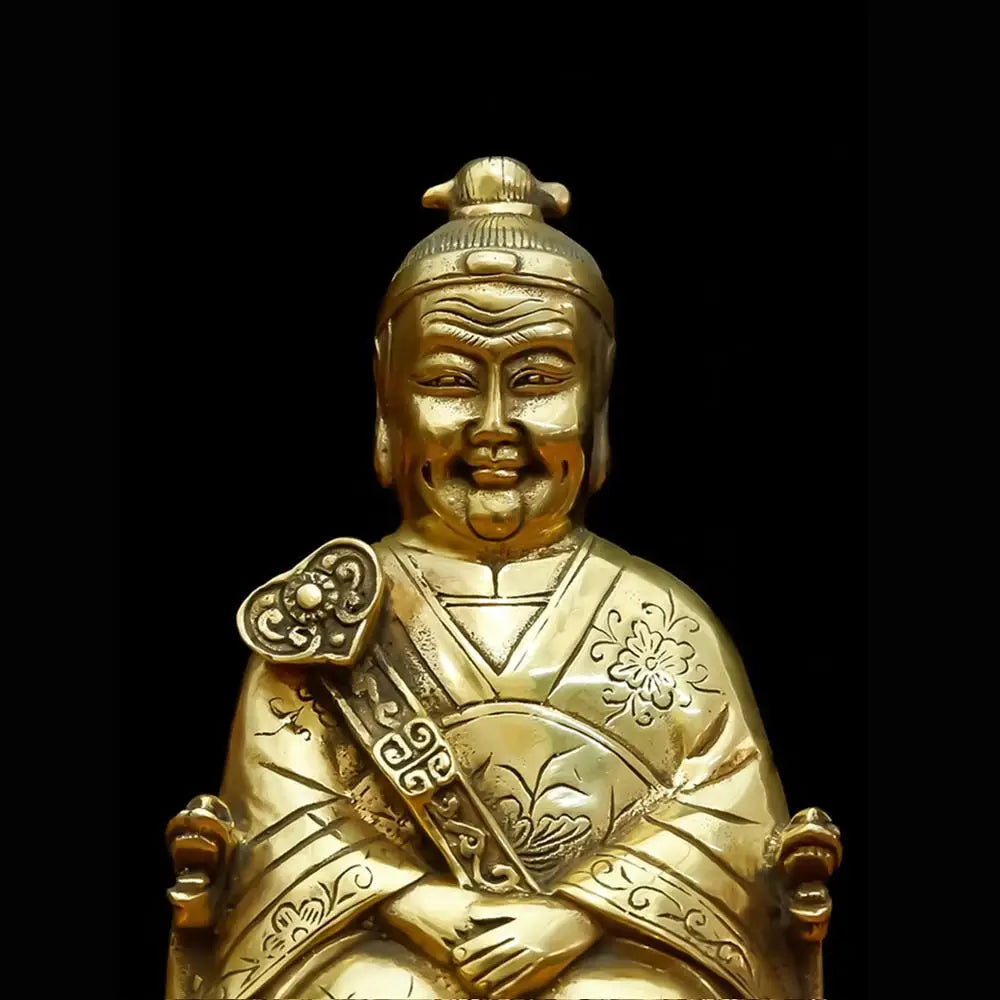 Feng Shui Vesta Decoration Kitchen God Kitchen King copper Kitchen God Monarch statue house Security and peace