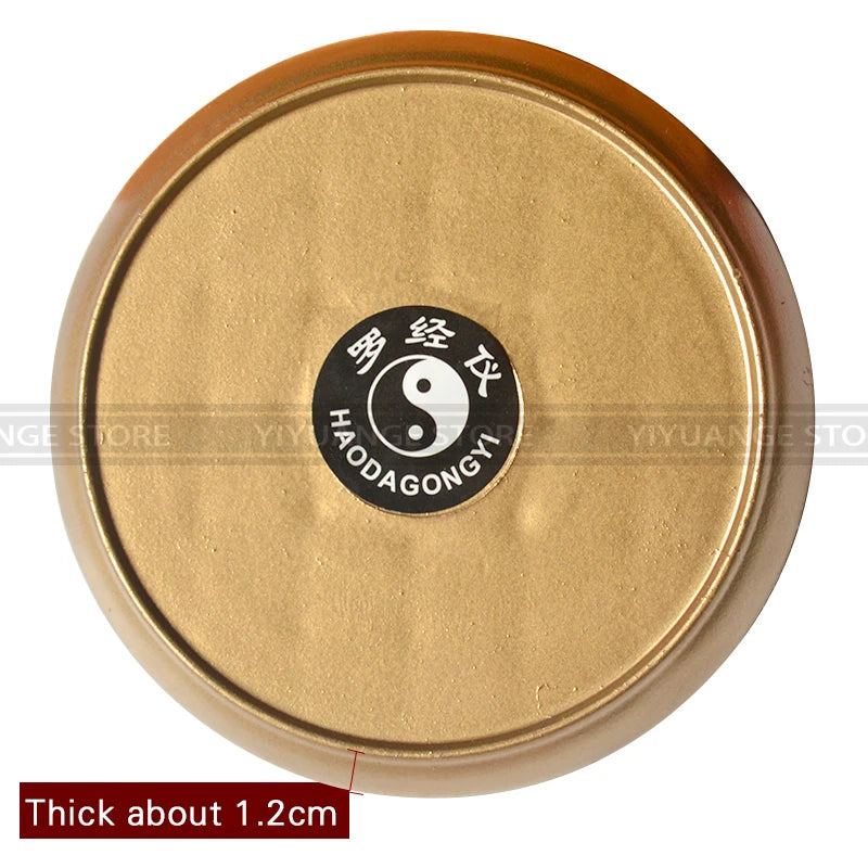 FengShui Chinese Ancient resin Luopan Compass Coppery Surface Luo Jing yi Elaborate Luo Pan 10cm