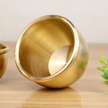 Fengshui Copper Water Supply Cup Tibetan Water Supply Cup Supplies Buddha Water Bowl Goddess of wealth Home Decoration