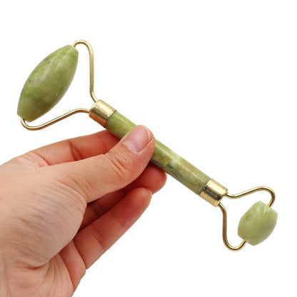 Green Jade Roller - Double Face Massager