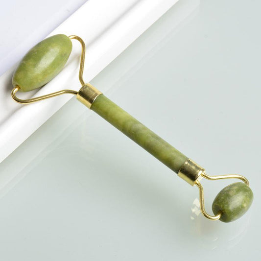 Green Jade Roller - Double Face Massager