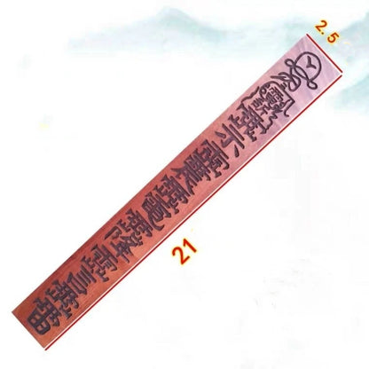 Taoist tools, red heart jujube wood, Tianpeng ruler, Tiangang ruler, FA ruler, square ruler, zhenchi, Tianshi mansion zhuandu