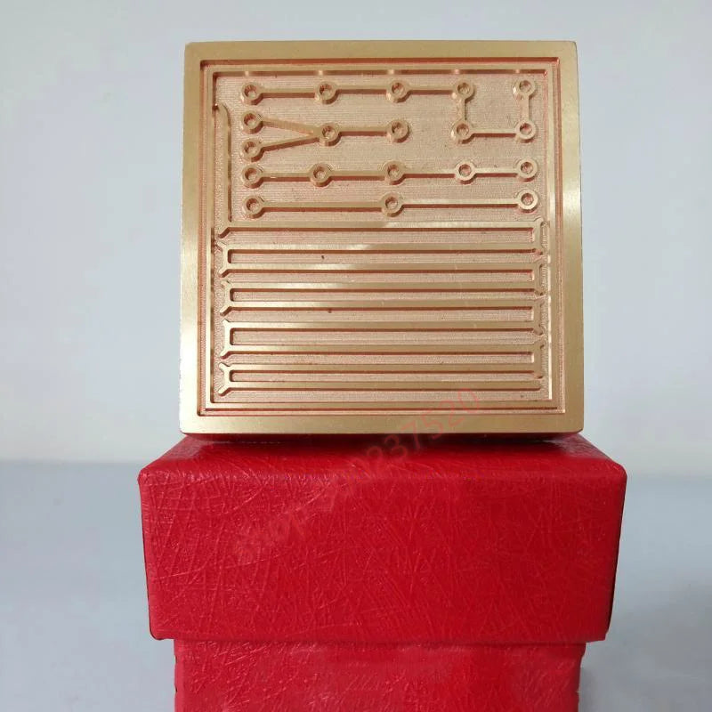 Taoist articles, Taoist tools, wood seal of five elements seal, single side seal of pure copper, Taoist seal, with box