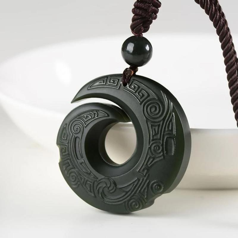 Hetian Jade Pendant Manifesting Necklace