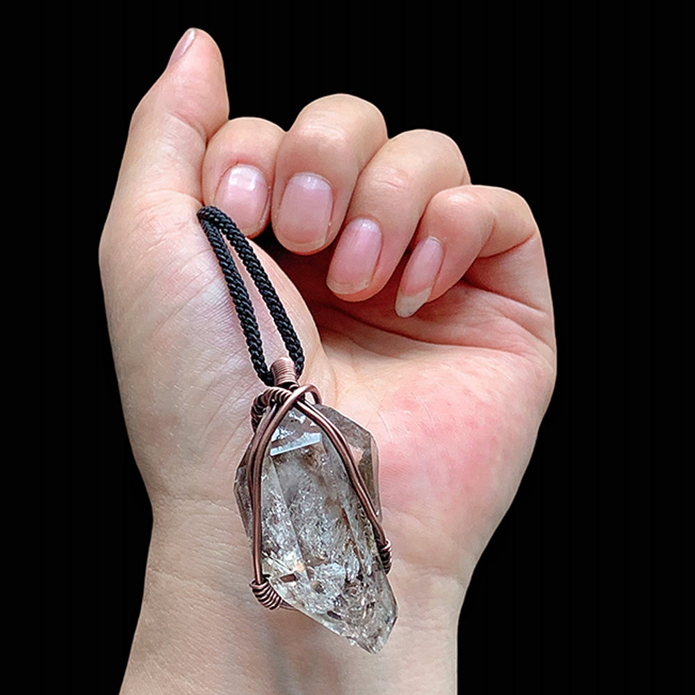 Force Amplifier Clear Quartz Pendant