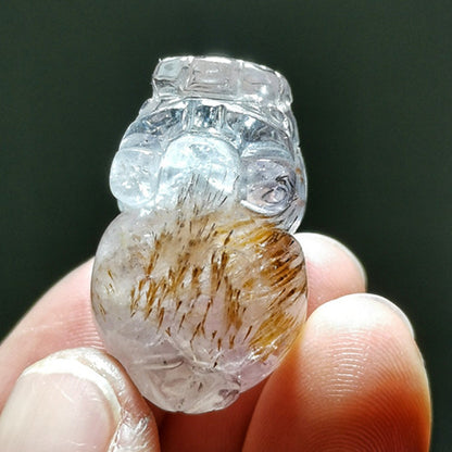 Tranquil Crystal Skull Pendant