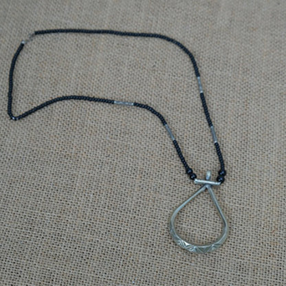 Silver Guardian Pendant Necklace Handcrafted for Protection and Balance