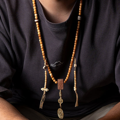 Tibetan Prosperity Mala Necklace