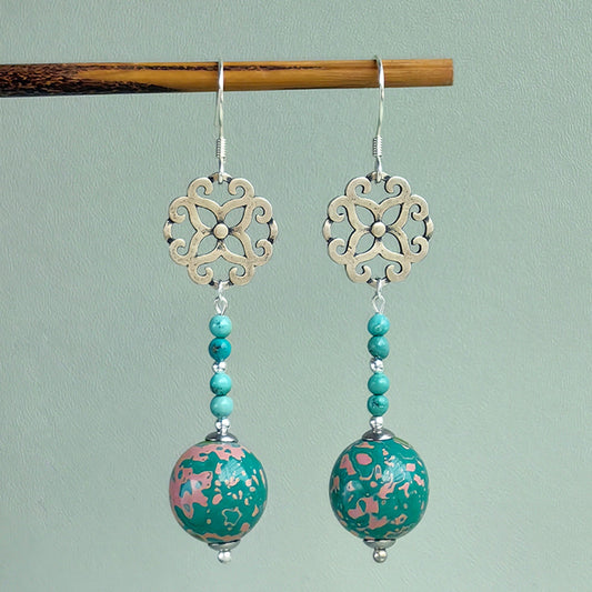 Guardian Serenity Turquoise Silver Earrings