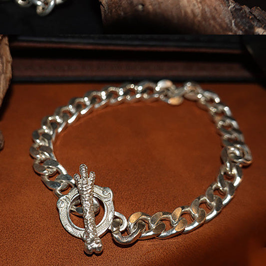 Silver Guardian Chain Bracelet