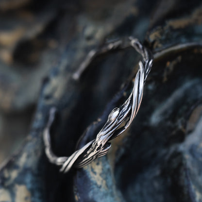 Twisted Fortune Sterling Silver Bracelet