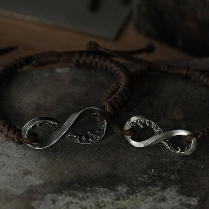 Infinity Guard Handcrafted Silver Bracelet