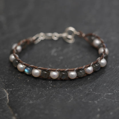 Serenity Pearl Gemstone Bracelet