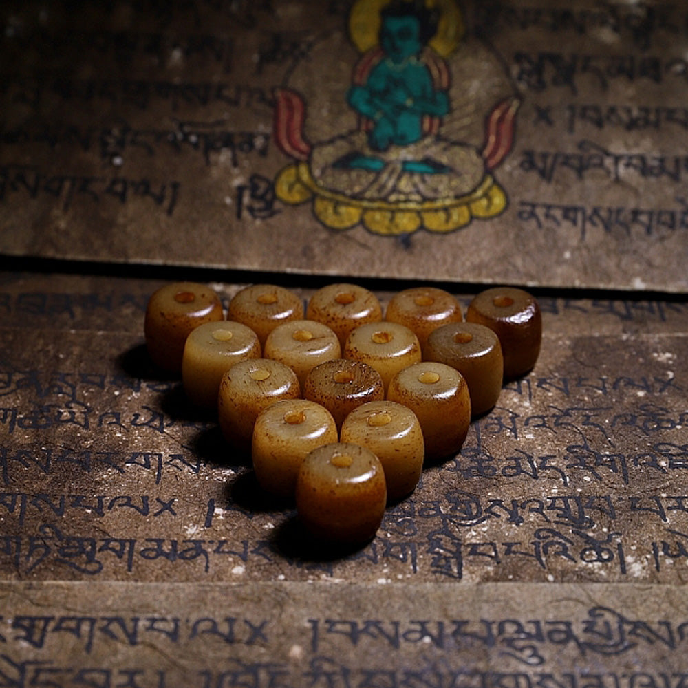 Courageous Spirit Yak Bone & Amber Bracelet