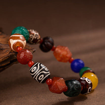 Divine Blessing Dzi Bead Bracelet