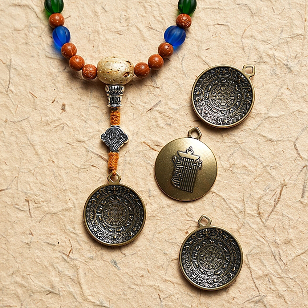 Guardian Bodhi Agate 108 Mala Beads Necklace