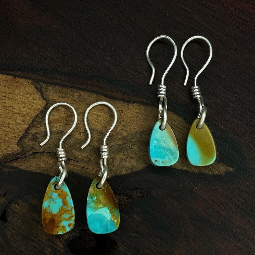 Ensured Wealth Guarantee Turquoise Earrings